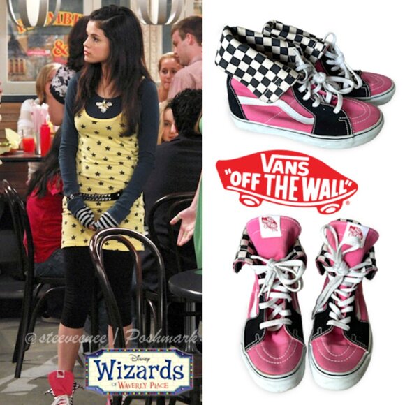 RARE Y2K Vans Off the Wall Extra High Tops ASO Alex Russo - Picture 2 of 12